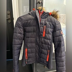 Super Dry Navy Winter Jacket